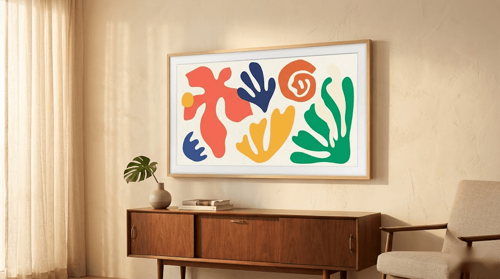 Matisse Cutouts Frame TV mockup